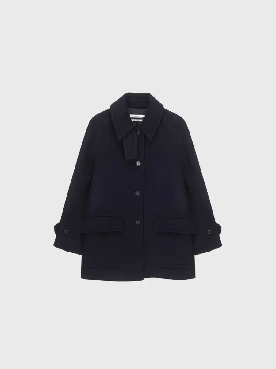 モノハ Single ハーフ コート ネイビー