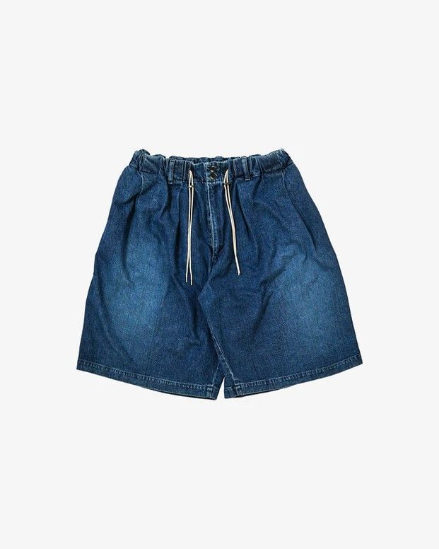 Sillage シアージ circular short pants denim damaged サーキュラー ショートパンツ デニム ダメージ