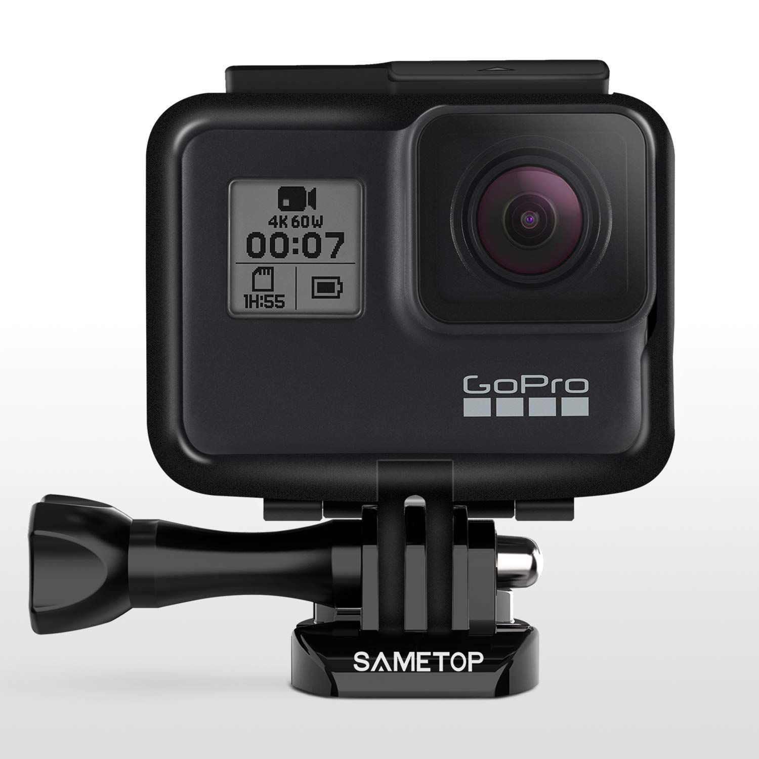 GoPro ケース ブラック ゴープロ 衝撃吸収 保護カバー - その他