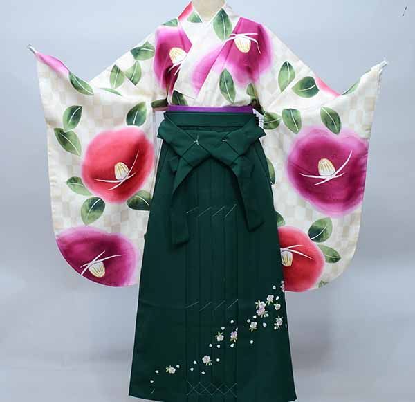 二尺袖 着物 袴フルセット ジュニア用へ直し 135cm～150cm bonheur 