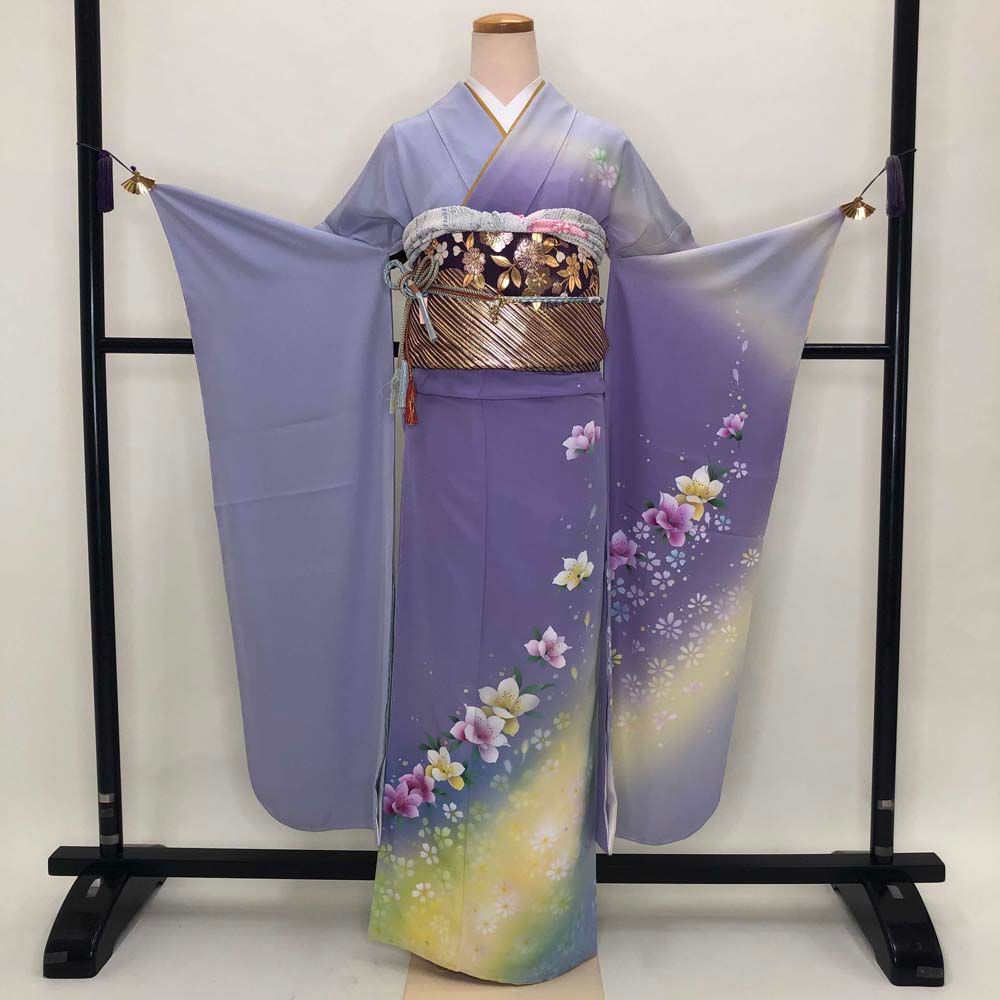 振袖フルセット 裄68cm 身丈166.5cm 長襦袢セット 振袖 帯 振袖フルセット 裄68cm 身丈166.5cm 長襦袢セット 振袖 帯