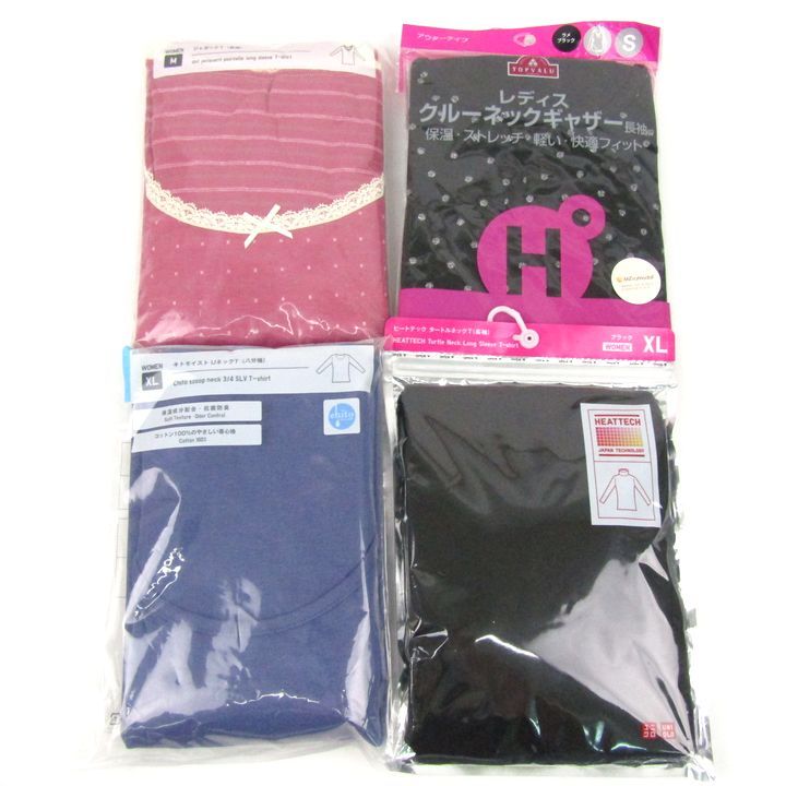 ユニクロ/トップバリュ他 Tシャツ 肌着 ショーツ タイツなど 24点  