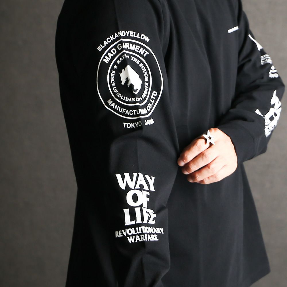 【新品未使用】RATS/ラッツ タイダイロングスリーブTシャツ XXL RATS(ラッツ) / EMBLEM LOGO L/S TEE(24'RTC-0801)(ロング