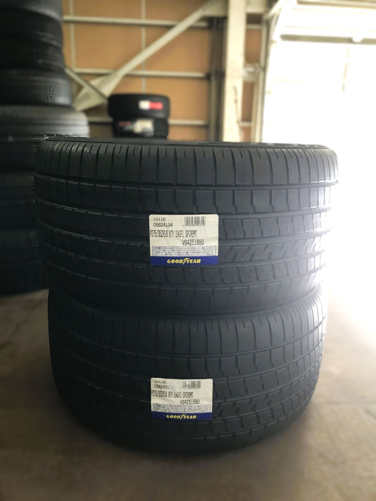 【新品】（GI065-2）P275/35ZR18 87Y　GOODYEAR EAGLE F1 SUPERCAR EMT 2020  275/35R18　275/35/18