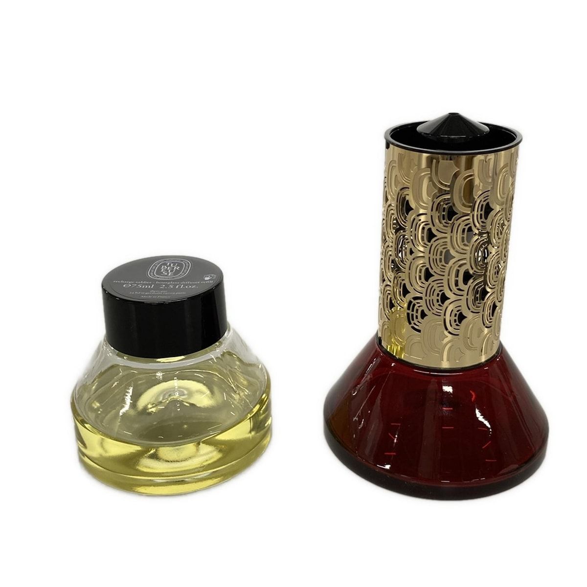 diptyque ディプティック 小物 - ボルドー×ゴールド ディフューザー|砂時計型