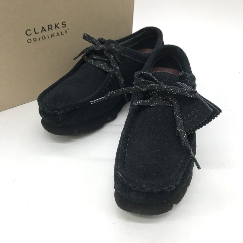 箱・付属品ありCLARKS Wallabeeブラック UK7.5 Wallabee.GTX / レディース ワラビーゴアテックス （ブラック