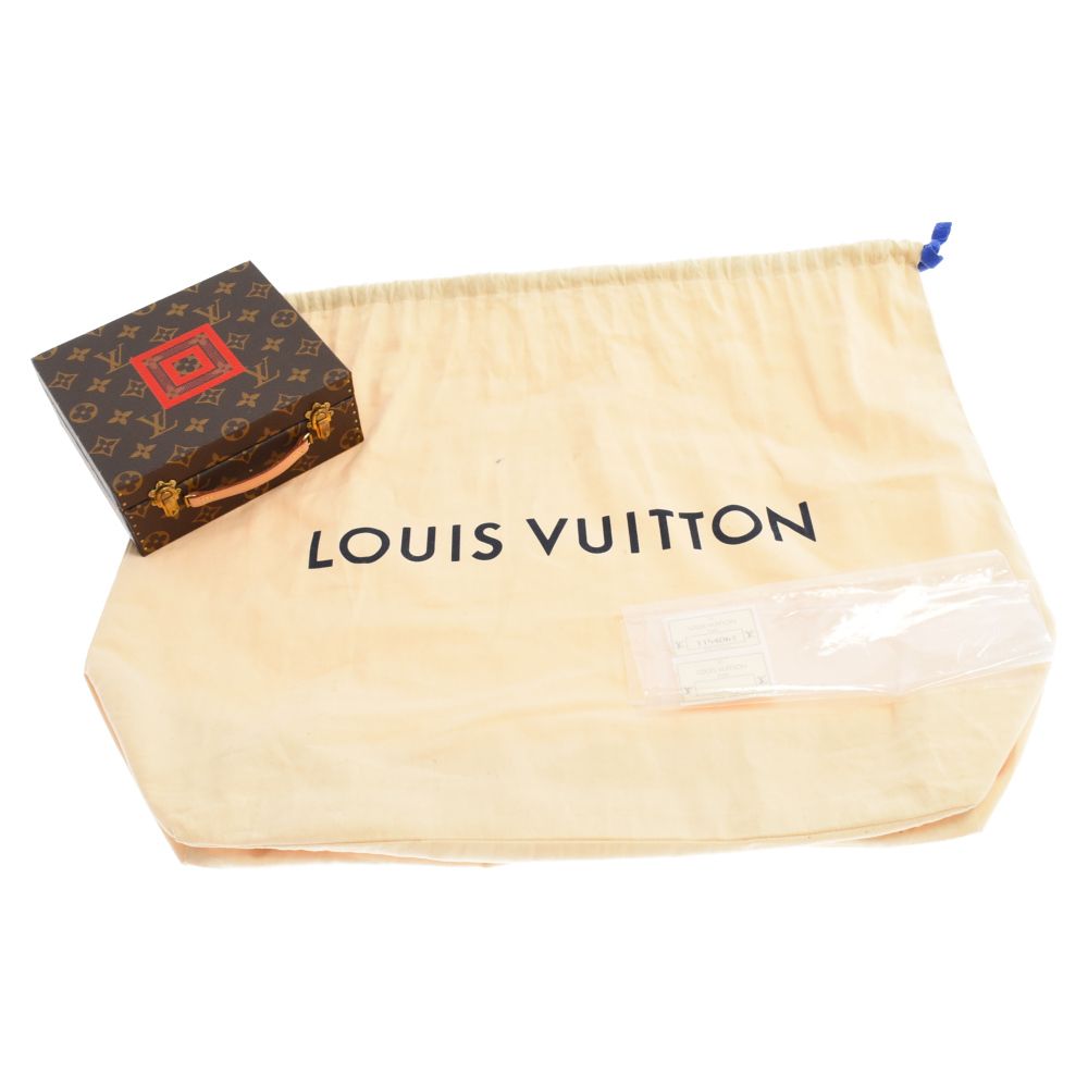 LOUIS VUITTON ルイヴィトン ×市川海老蔵 モノグラム ボワットファルマシー トランクバッグ 化粧ケース ブラウン M20407