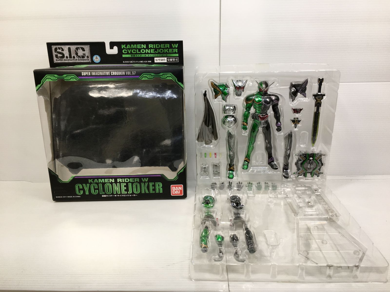 S.I.C. 仮面ライダー　W サイクロンジョーカー　※未開封 S.I.C. VOL.57 仮面ライダーW サイクロンジョーカー : ZEROKARA