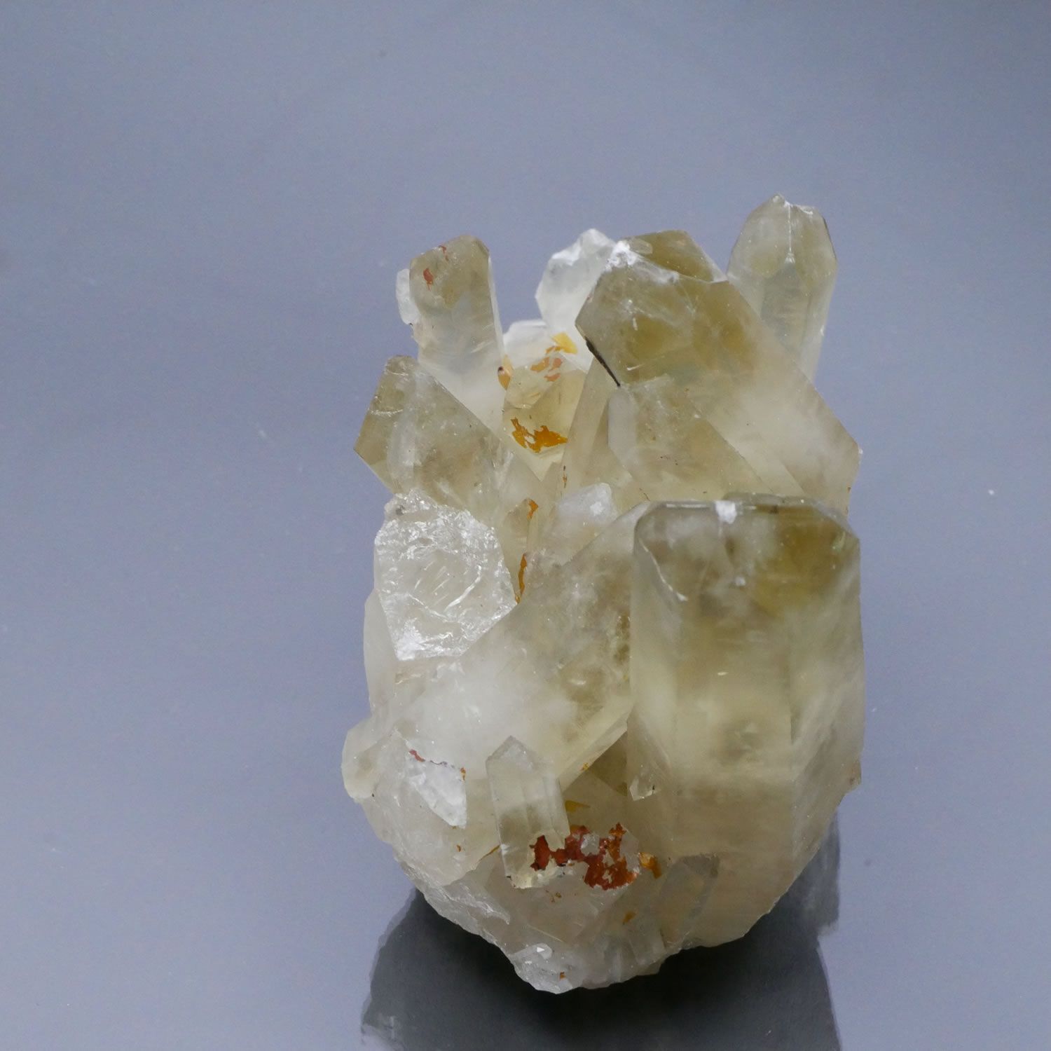 天然石 煙水晶 スモーキークォーツ クラスター 原石 約361g 母岩無し