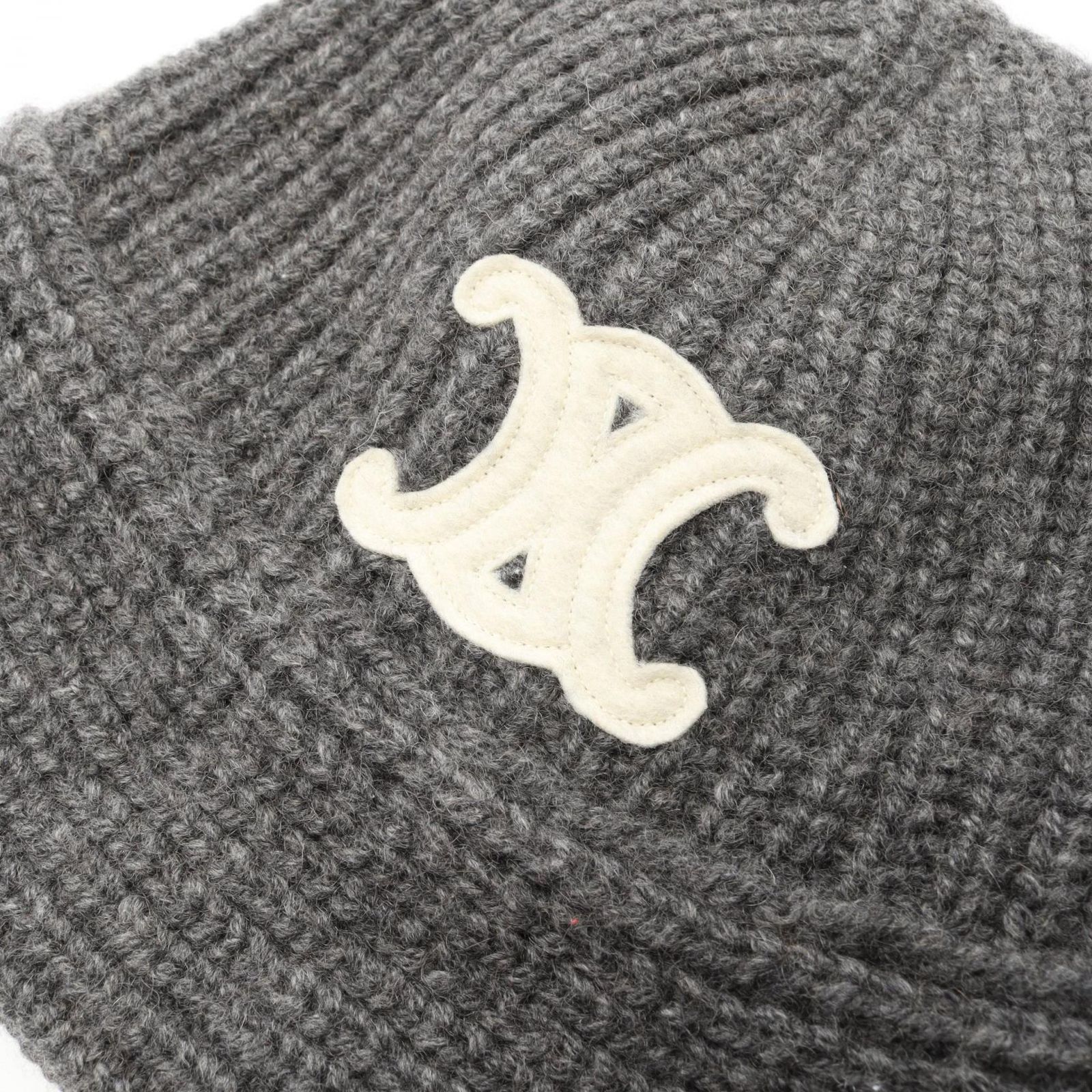 セリーヌ CELINE ハット CELINE トリオンフ クロシェ バケット グレー