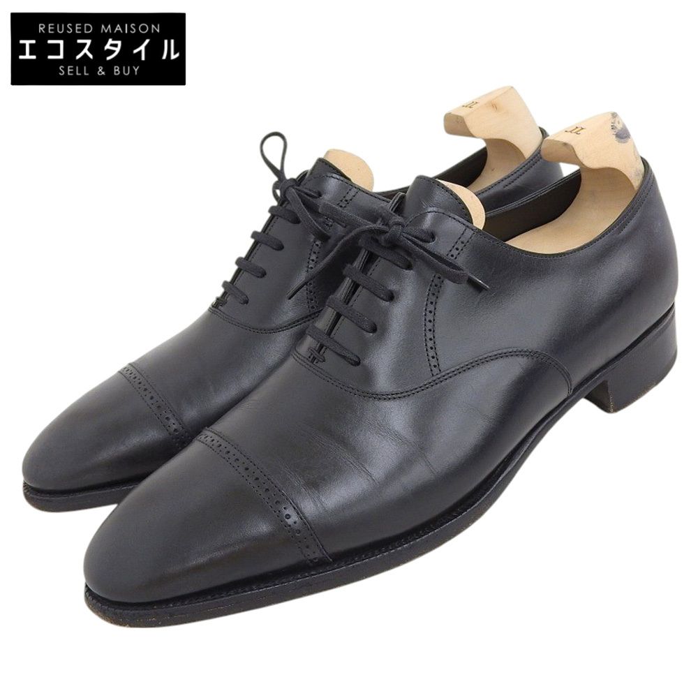 JOHN LOBB ジョンロブ Philip II フィリップ2 パンチドキャップトゥシューズ メンズ ブラック 8E 7000ラスト 8E