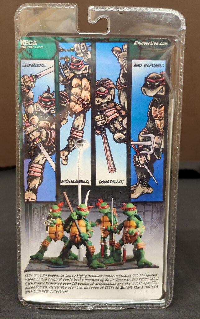 NECA ACTION FIGURE RAPHAEL ブリスターパッケージ 7インチ WWW_STEELWINDOWSANDDOORS_COM