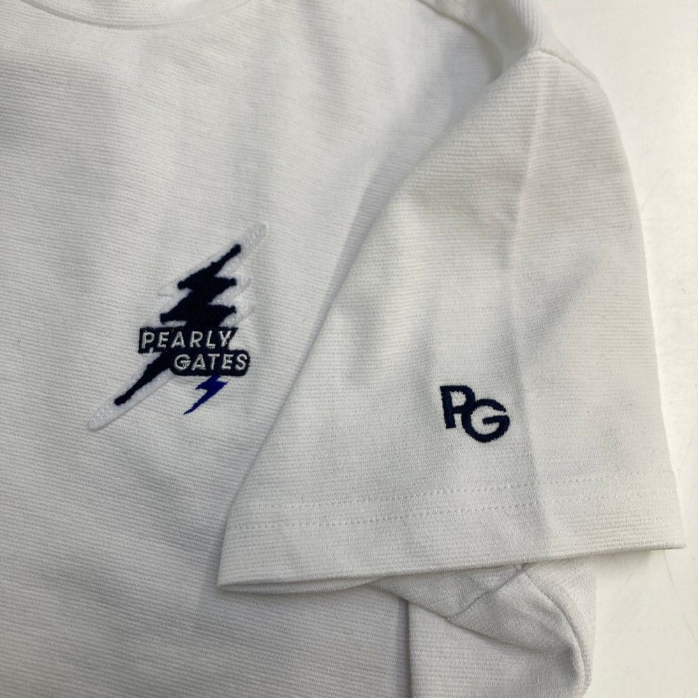 サイズ：0 PEARLY GATES パーリーゲイツ ハイネック 半袖Tシャツ