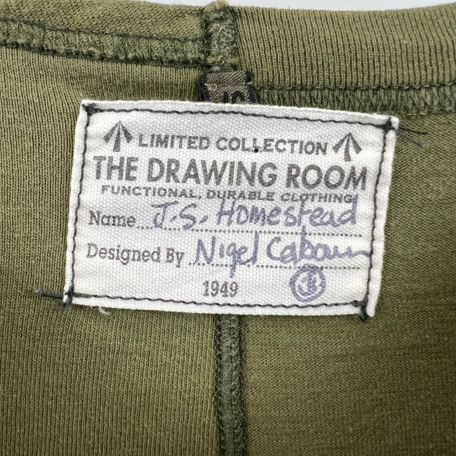 美品 46 ブルゾン NIGEL CABOURN ×J.S. HOMESTEAD 美品 46 ブルゾン NIGEL CABOURN ×J.S. HOMESTEADΩ