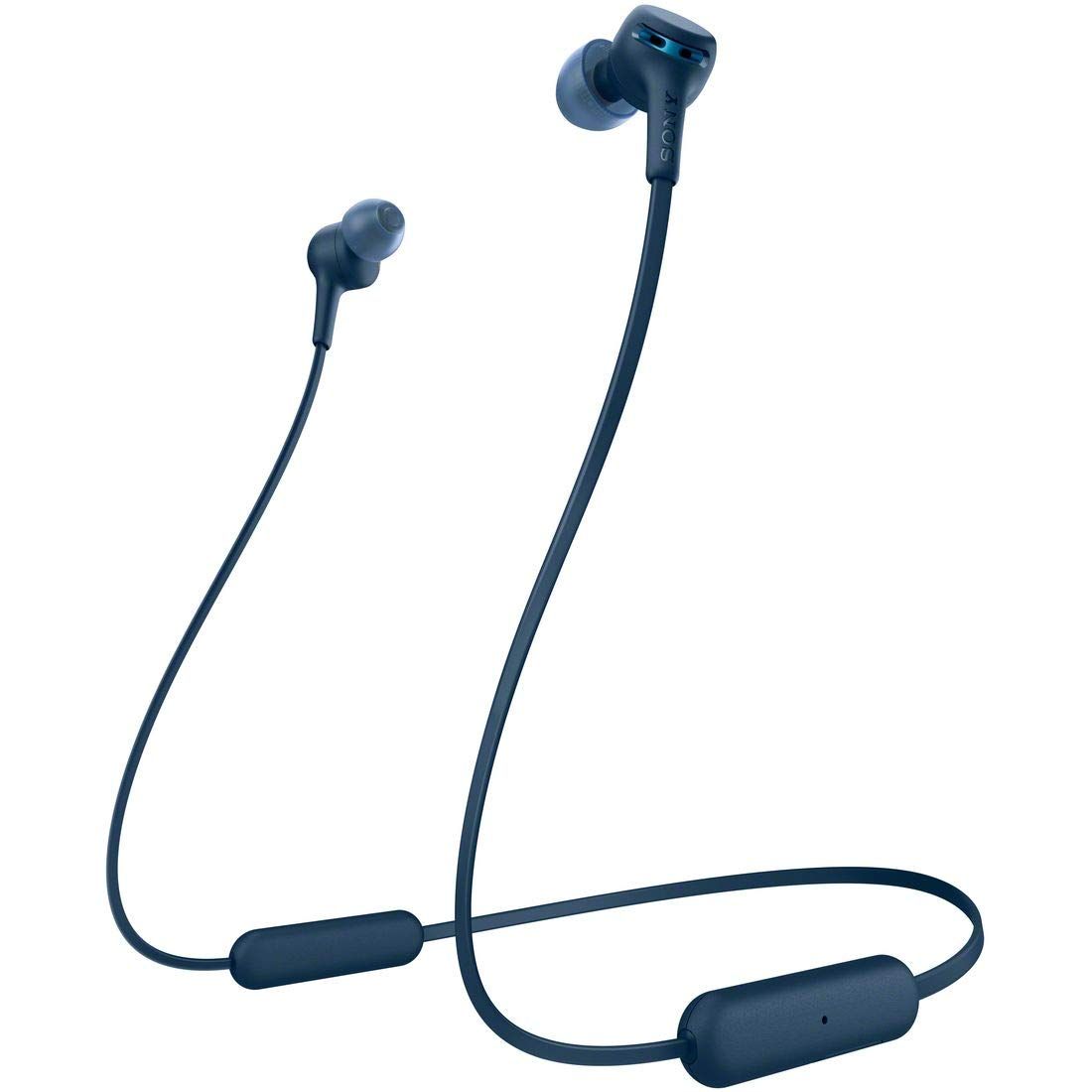 ソニー(SONY) ワイヤレスイヤホン WI-XB400 / 重低音モデル / bluetooth / AAC対応 / 最大15時間連続再生 2019年モデル / マイク付き /ブルー WI-XB400 L [ブルー] [単品]