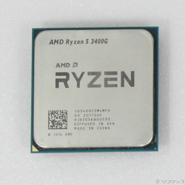 AMD ryzen 5 3400G （中古） AMD 〔中古〕Ryzen 5 3400G 〔3.7GHz／SOCKET AM4〕（中古1ヶ月