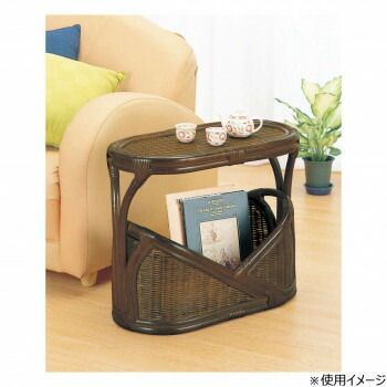 今枝商店 Romantic Rattan 籐マガジンラックテーブル R264B