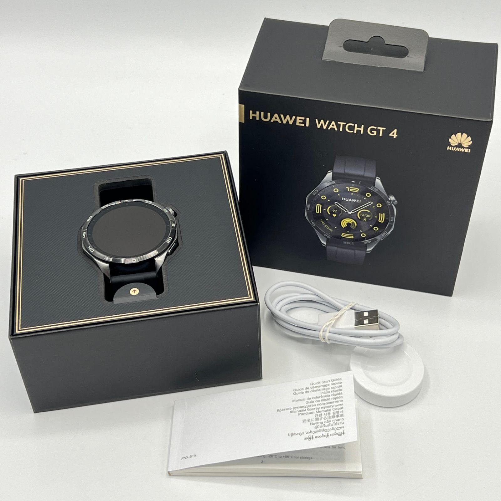 美品 HUAWEI WATCH GT4 46mm ブラック - メルカリ