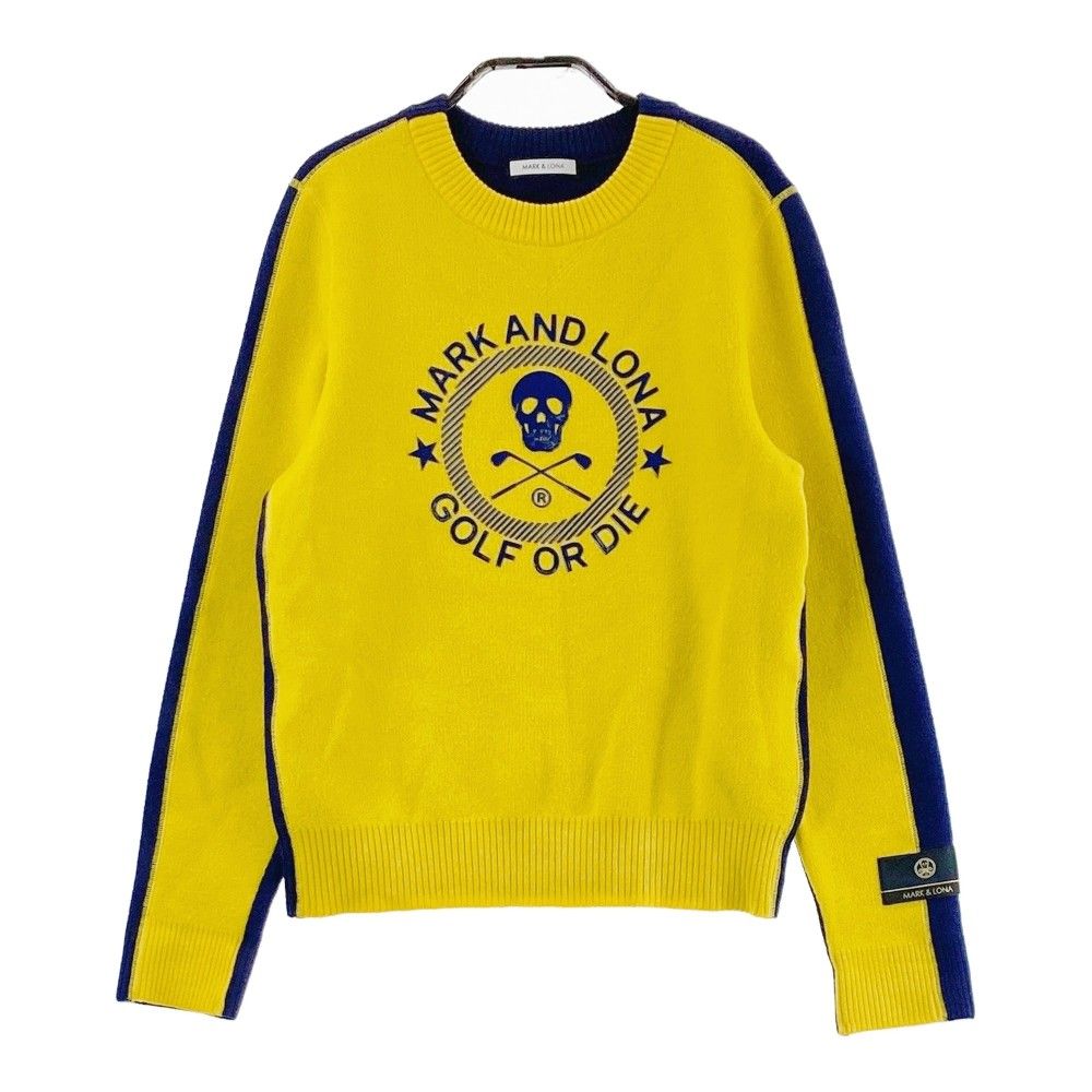 マークアンドロナ ビックロゴ セーター イエロー 【公式通販】