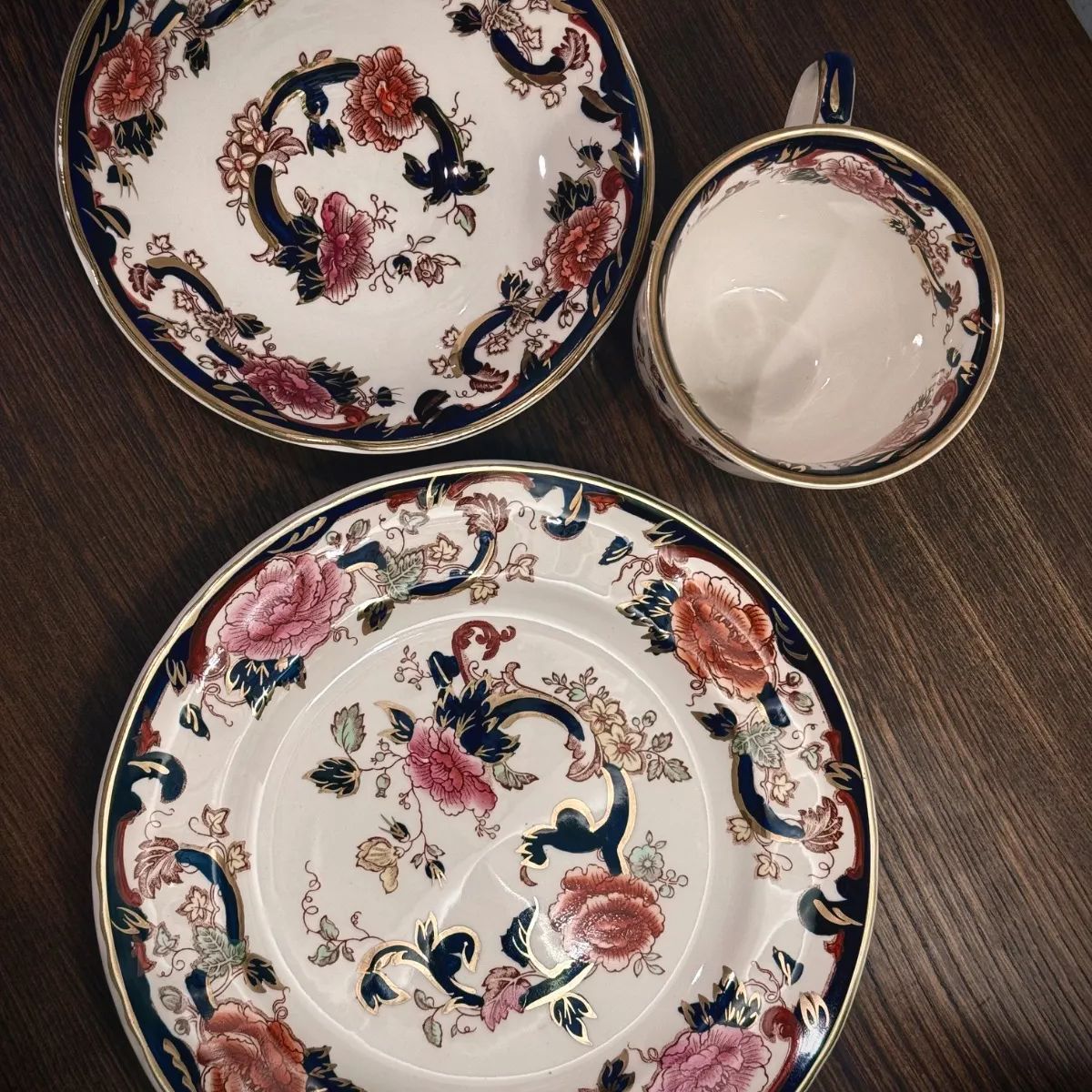 メイソンズ ブルーマンダレイ 英国製 ケーキ皿 6枚セット