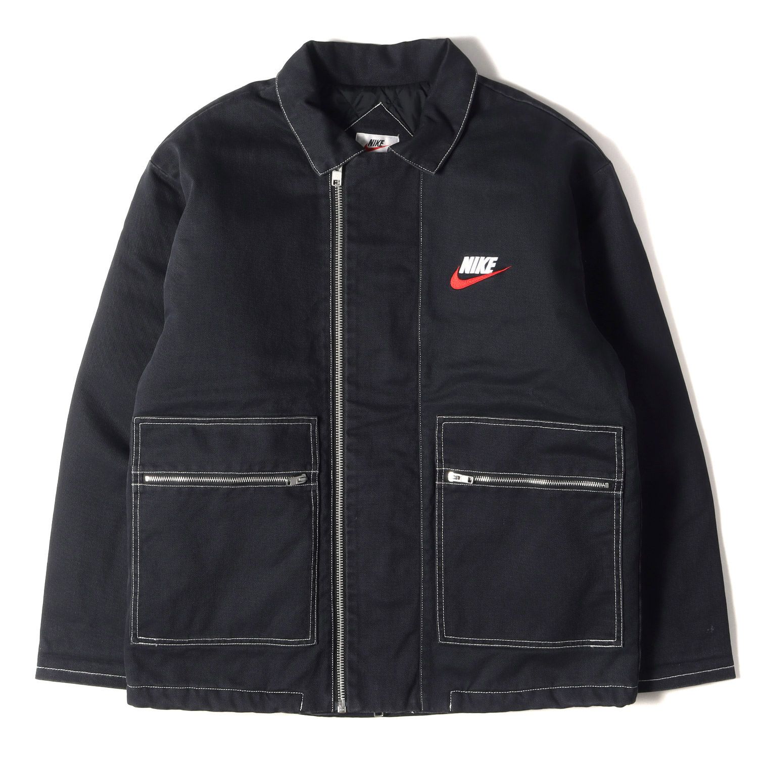 シュプリームNIKE supreme 18SS Double Zip Work Jacket