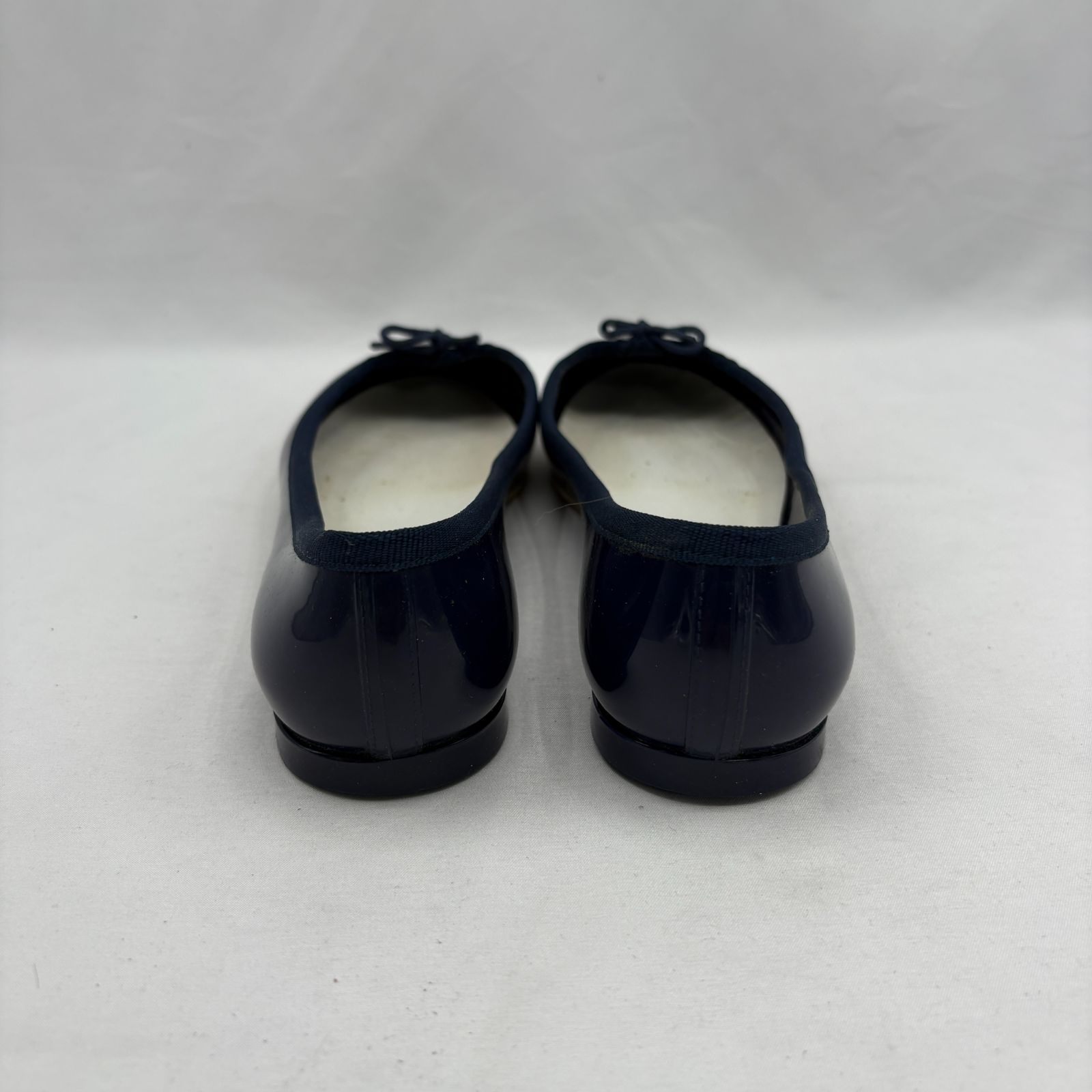 【未使用級】レペット　37サイズ　23cm ブラック・ネイビー　2足セット Repetto バレリーナシューズ 黒 ネイビー 未使用級】レペット 37サイズ