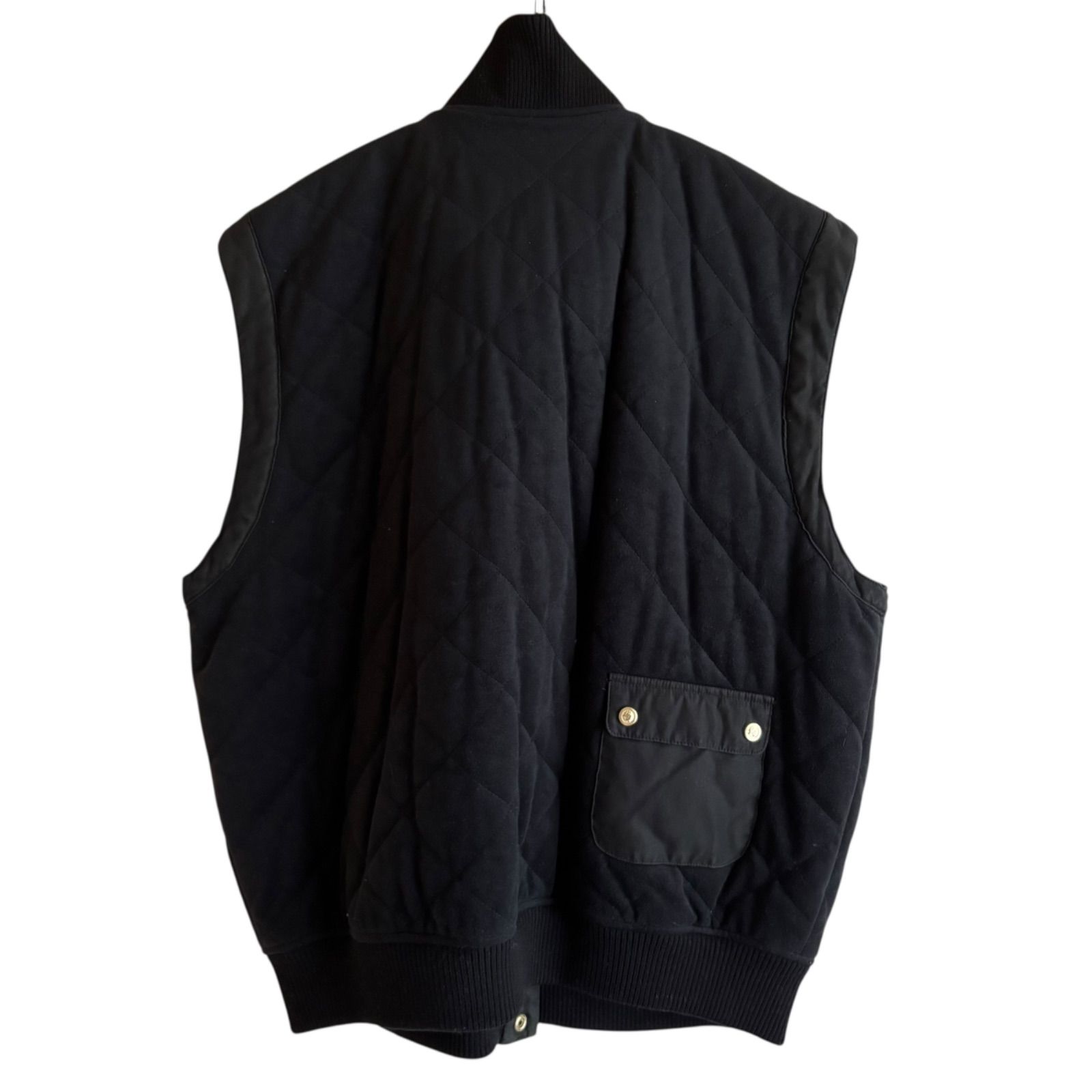 Z1565 Munsingwear マンシングウェア キルティングベスト ブラック