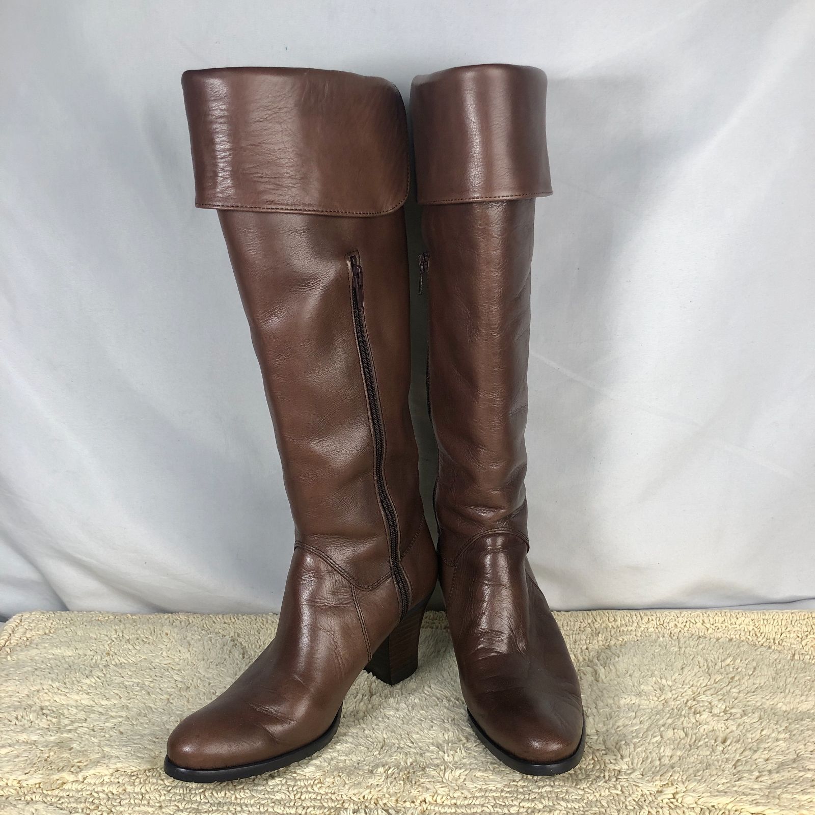 即決☆美品☆MODEKAORI☆23.0cm ロングブーツ ニーハイブーツ 2WAY 