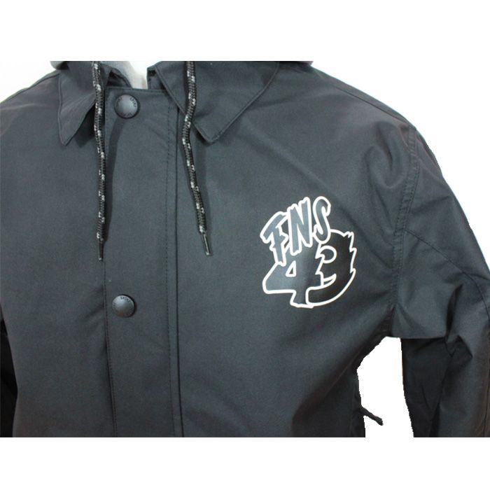 スノーボード ウェア ジャケット FOR NO 49 フォーノーソリューション49 モノリス コーチジャケット FN-2202 BLACK 型落ち