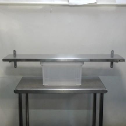 タニコー 業務用 ステンレス 平棚 W1200 D300 H205ｍm TX-H-120 受けスライド式 厨房 厨房棚 吊り棚 ステンレス棚 三角棚 TRE-H-120