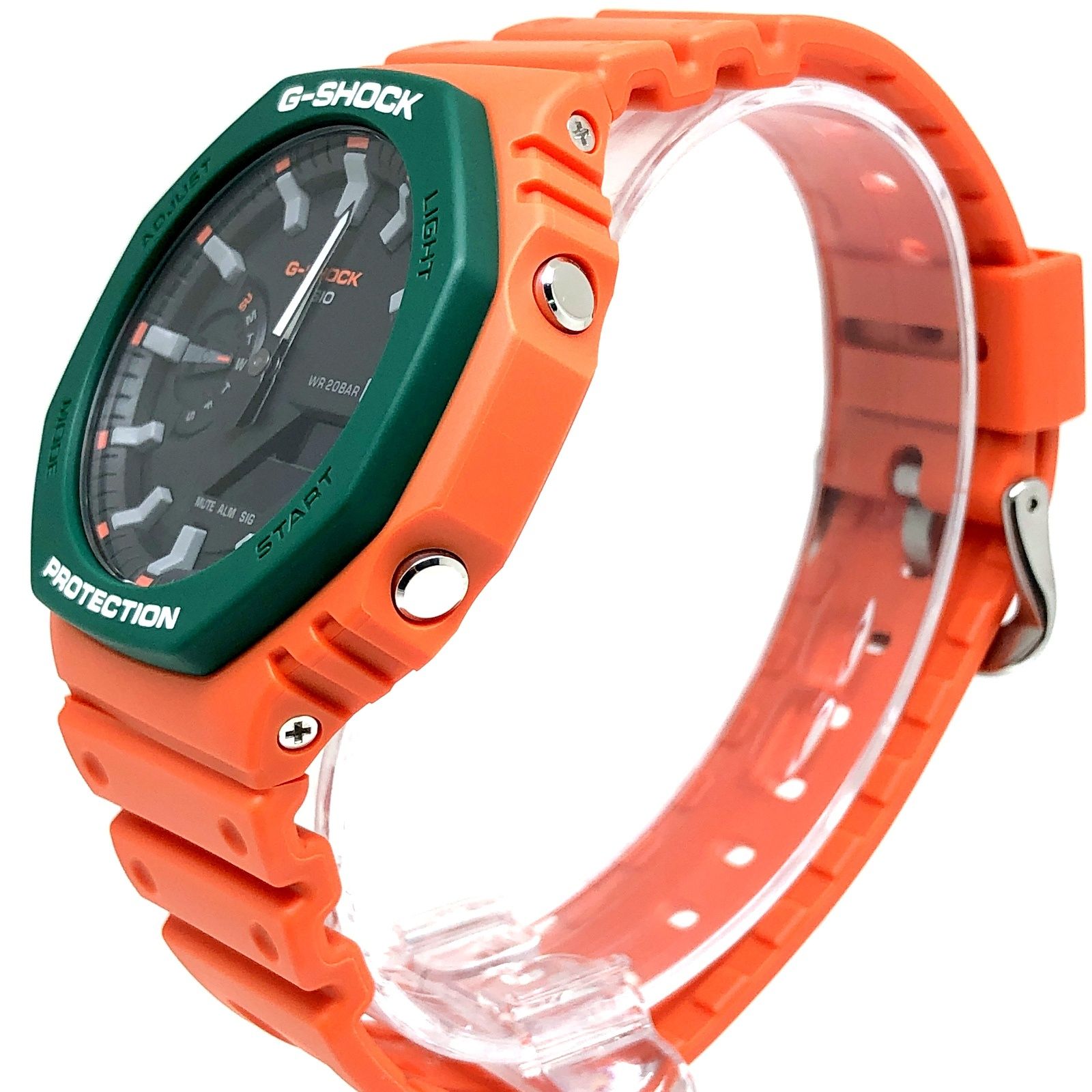 G-SHOCK カシオークカスタムGA-2110SC-4A グリーンベゼル G-SHOCK ジーショック GA-2110SC-4A オンラインストア限定モデル