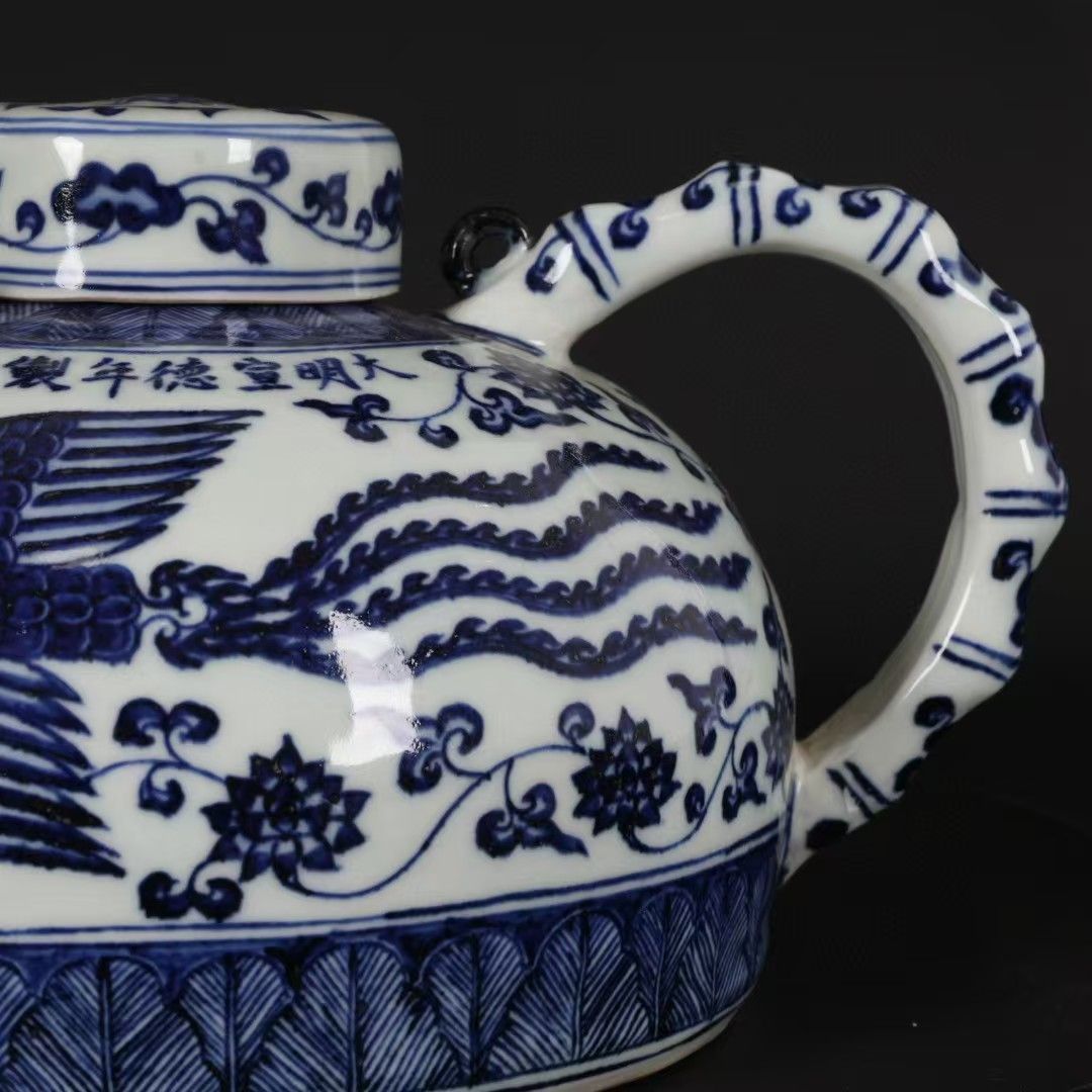 中国古美術 中国宜興 紫砂壺 宮灯壺 描金装飾 大清乾隆年