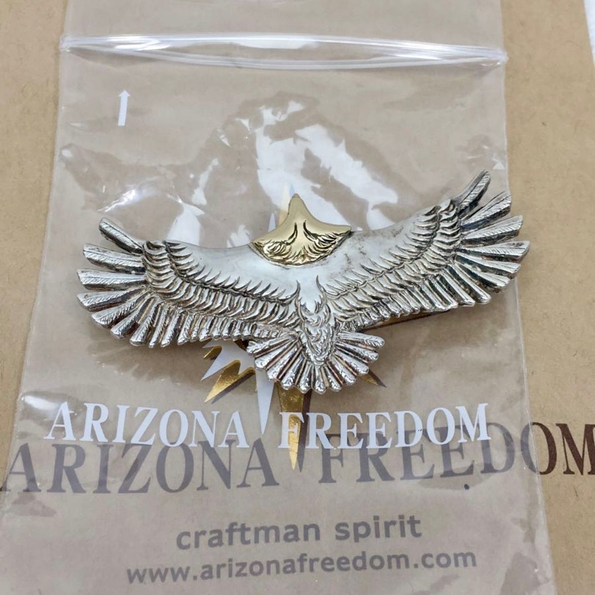 美品】ARIZONA FREEDOM アリゾナフリーダム イーグル 中サイズ 頭金