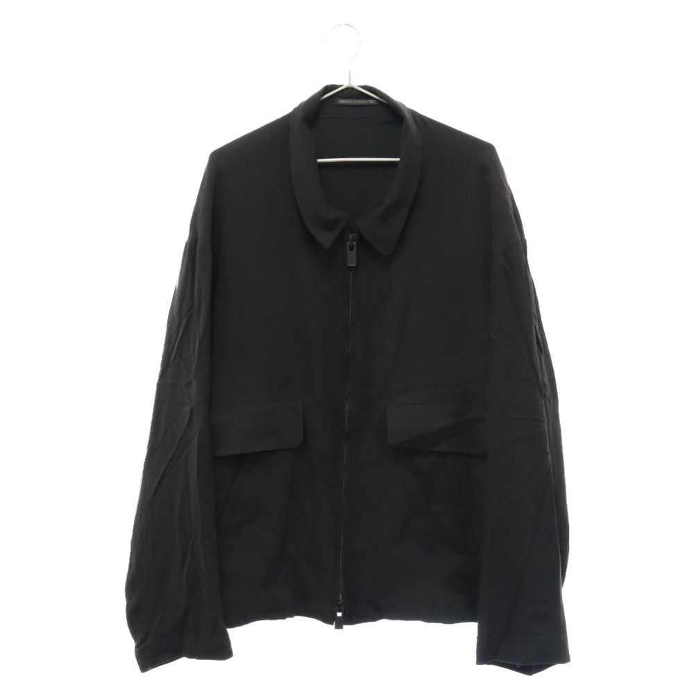 YOHJI YAMAMOTO BLACK Scandal (ヨウジ ヤマモト ブラックスキャンダル) 22SS 女囚さそり けもの部屋  ダブルジップアップブルゾン HG-Y05-840