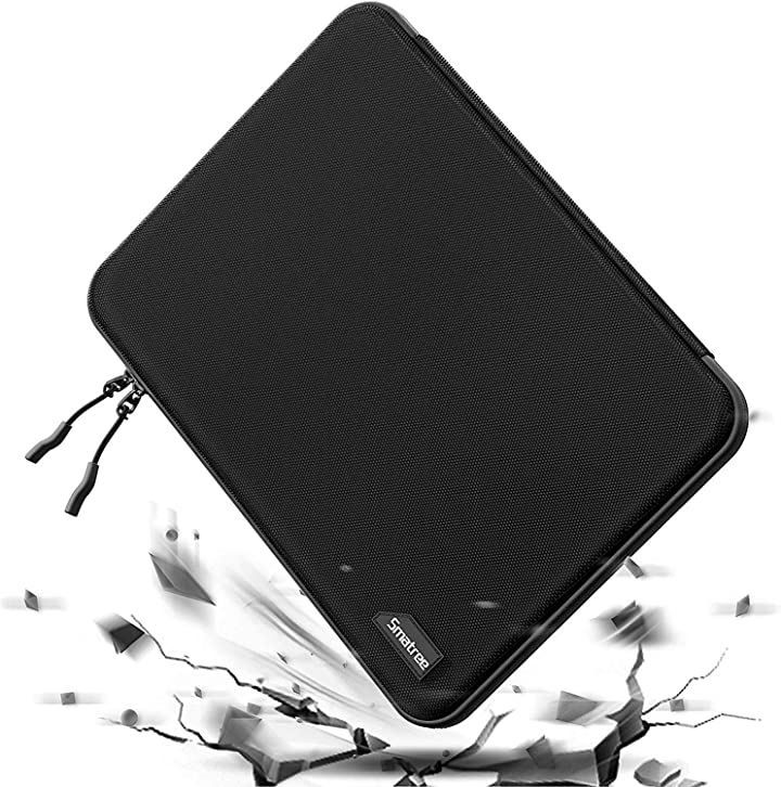 Smatree 2021 Apple ipad pro 第三世代専用保護収納スリープ ハードケース 防水 耐衝撃( ブラック,  12.9インチ)