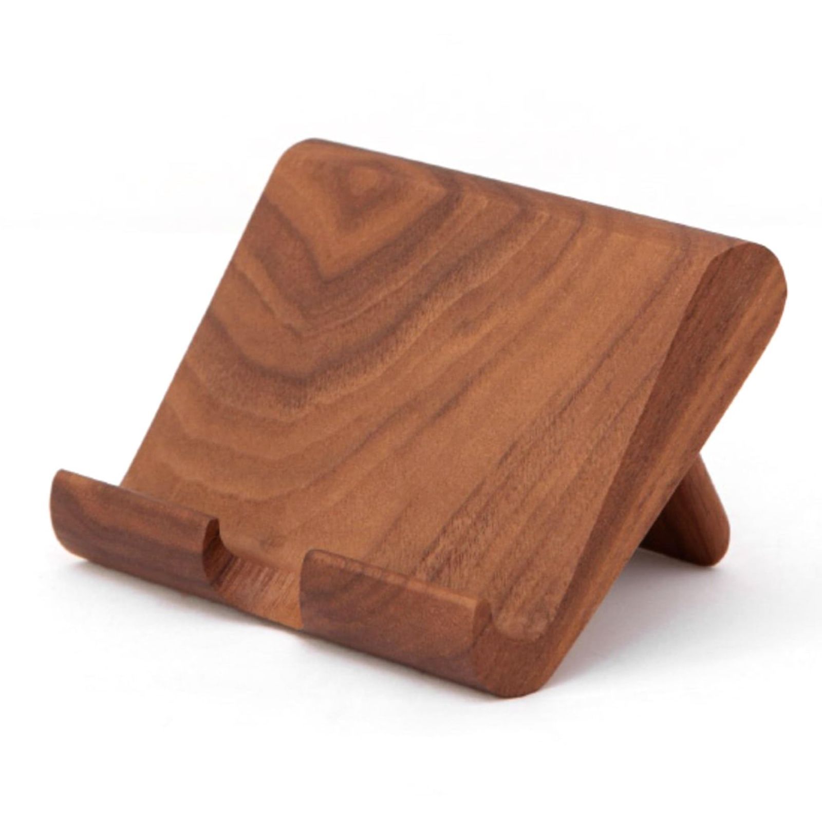 スマホスタンド 木製 角度調整 ケーブル穴付き コンパクト 携帯便利 充電 天然木 無垢材 ブナ材 ウォールナット材 木目調 木製スタンド おしゃれ タブレット対応 スマホ対応 縦置き 横置き 
