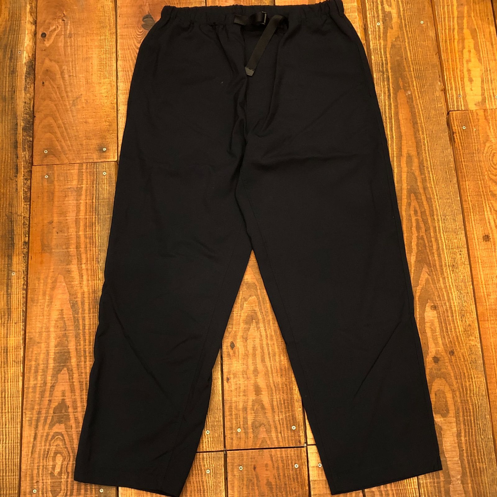 ENNOY WOOL BLEND EASY PANTS (NAVY) ENNOY WOOL BLEND EASY PANTS