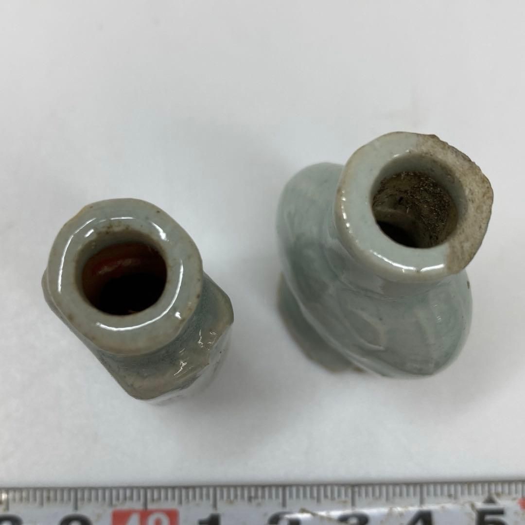 中国清時代 青白磁 鼻煙香2点 タニサ 東さ6-1102① - メルカリ