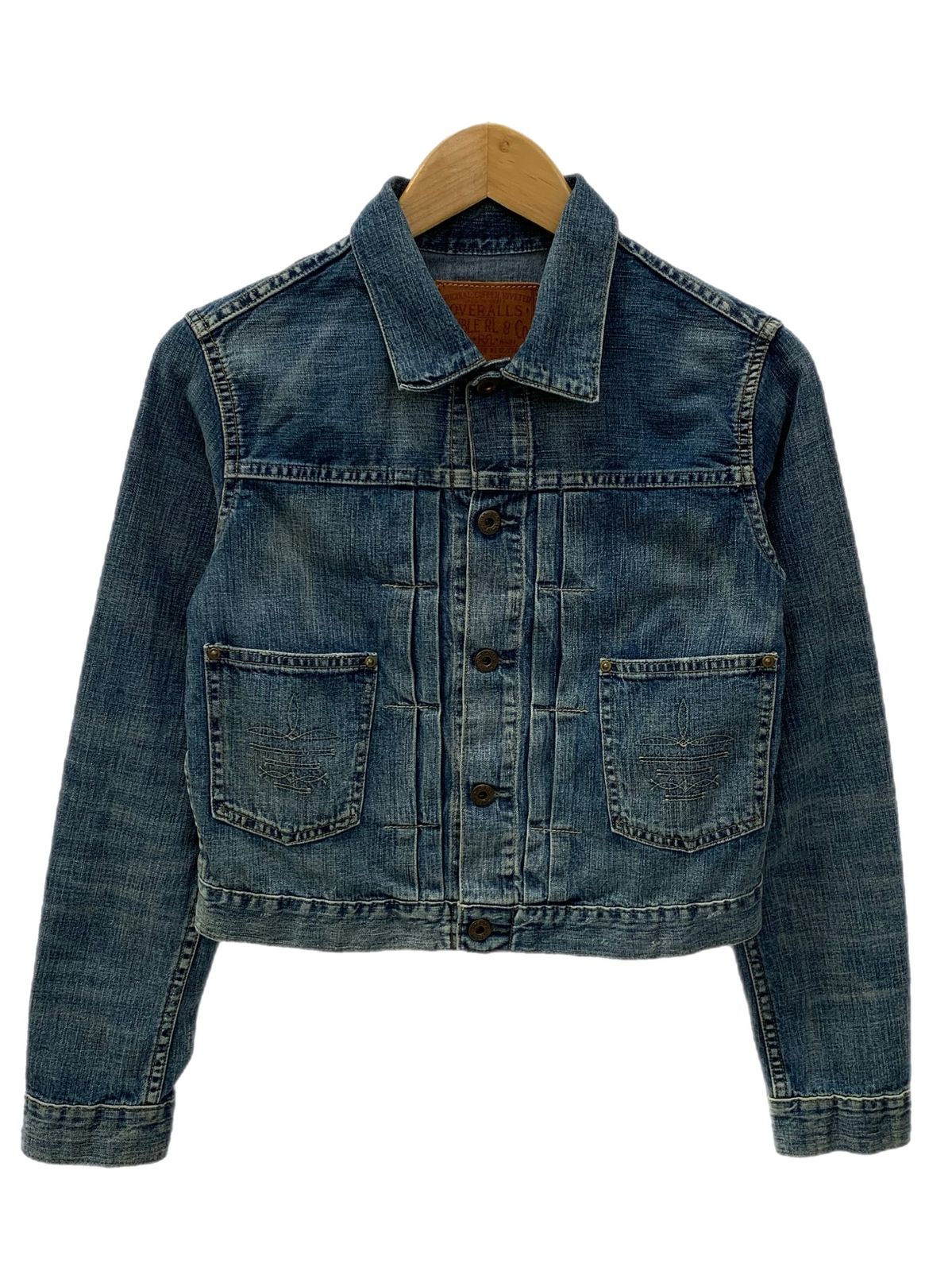 お値下げ　美品　RRL ダブルアールエル　DOUBLE RL デニムジャケット ダブルアールエル RRL デニムジャケット ブルー 2サイズ 201MT