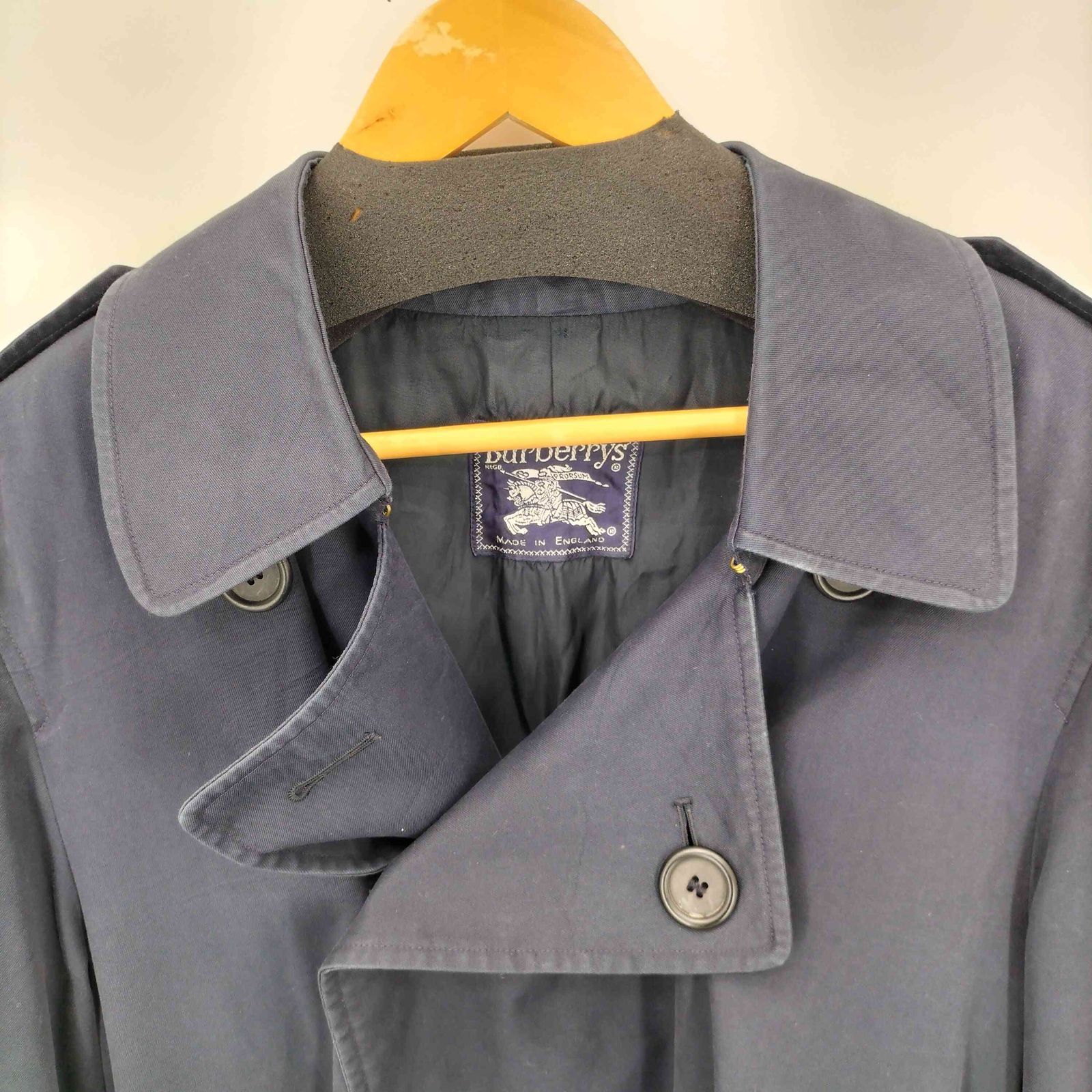 【完売品】 ブラームス 21AW gabardine タイロッケンコート blurhms (ブラームス) Gabardine Double Belt Trench Coat