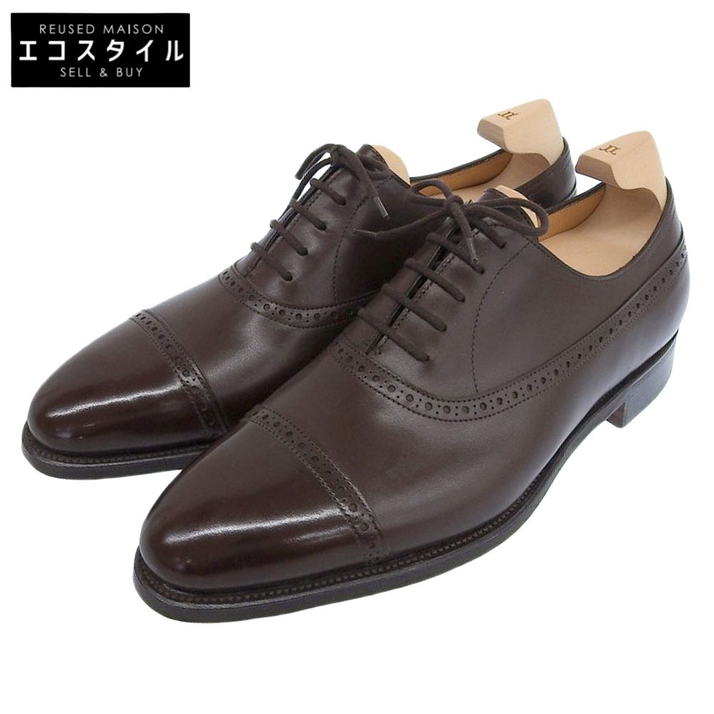 JOHN LOBB ジョンロブ JOHN LOBB ジョンロブ BALMORAL バルモラル カーフ オックスフォードストレートチップシューズ ダークオーク 12年 復刻 8695 7E