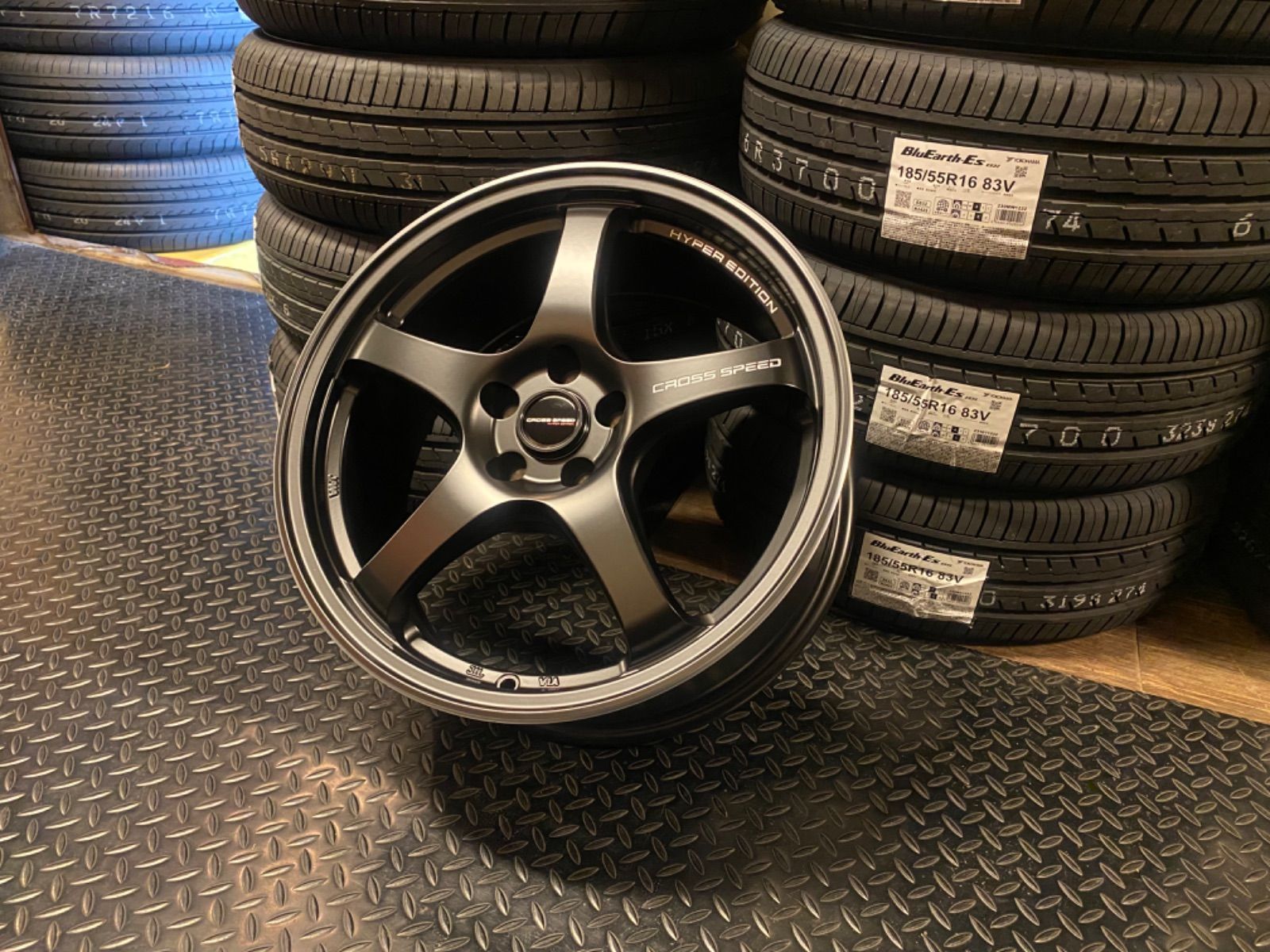 CR 5 17 inch 7 J 40 PCD 100 5穴 ホイール4本