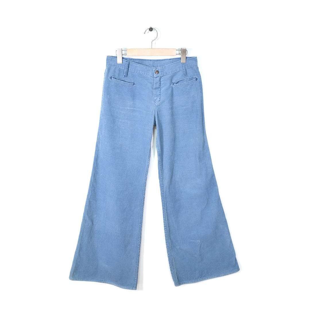 60's USA製　コーデュロイ　ワークパンツ　フレア　ベルボトム 70s USA製 Leeリー フレア コーデュロイパンツ 茶 w33