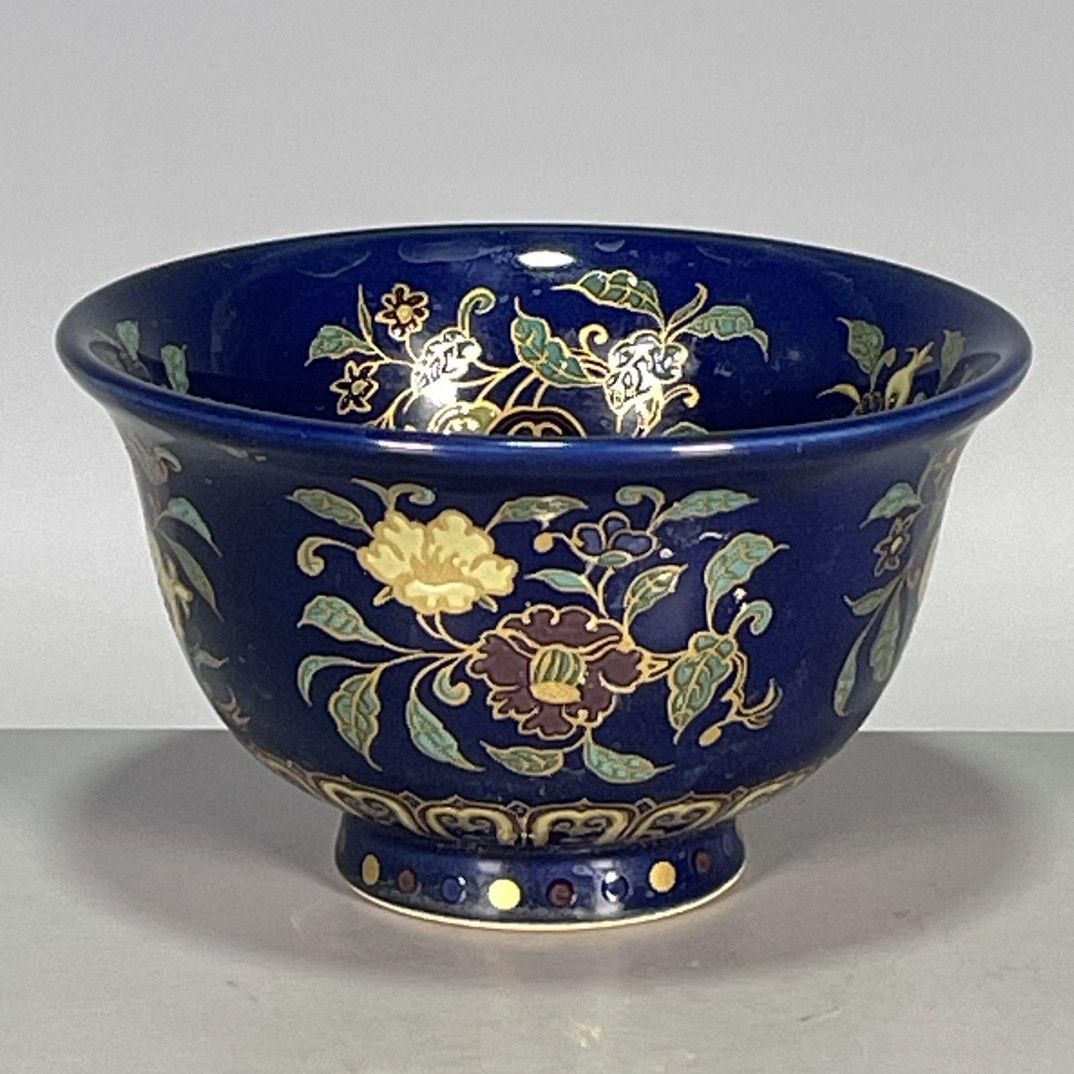 大明宣徳斗彩霽藍釉花圧手杯 茶道具 工芸品 美術品 置物 - メルカリ