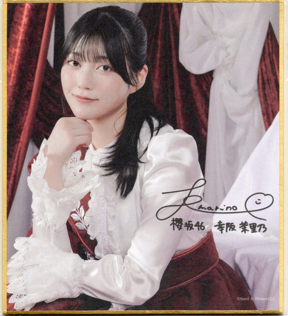 幸阪茉里乃 サイン 幸阪茉里乃 サイン入りチェキ