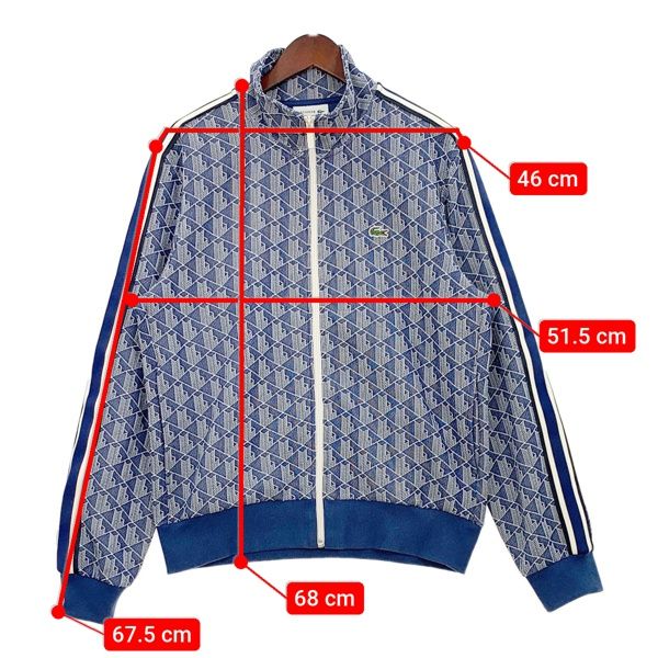 Lacoste ラコステ モノグラム ジャガード トラックジャケット