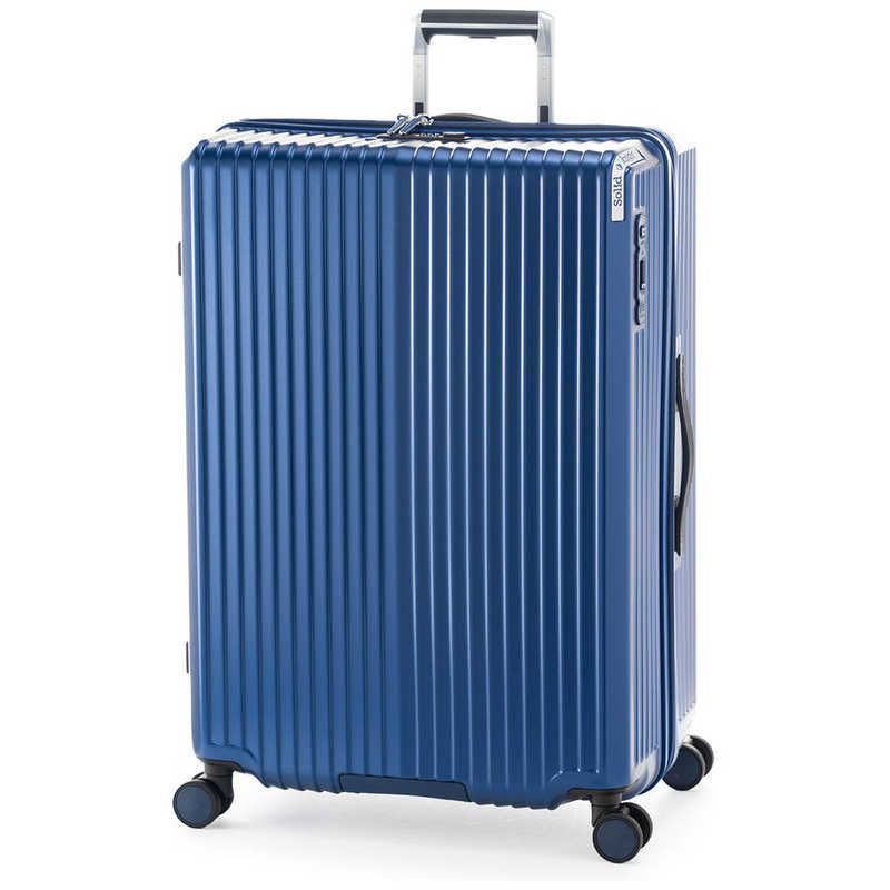 【新品 未使用 未開梱】SOLIDKNIGHT　スーツケース ジッパータイプ 104L 拡張機能付き マットブルー　ALI-075-28W