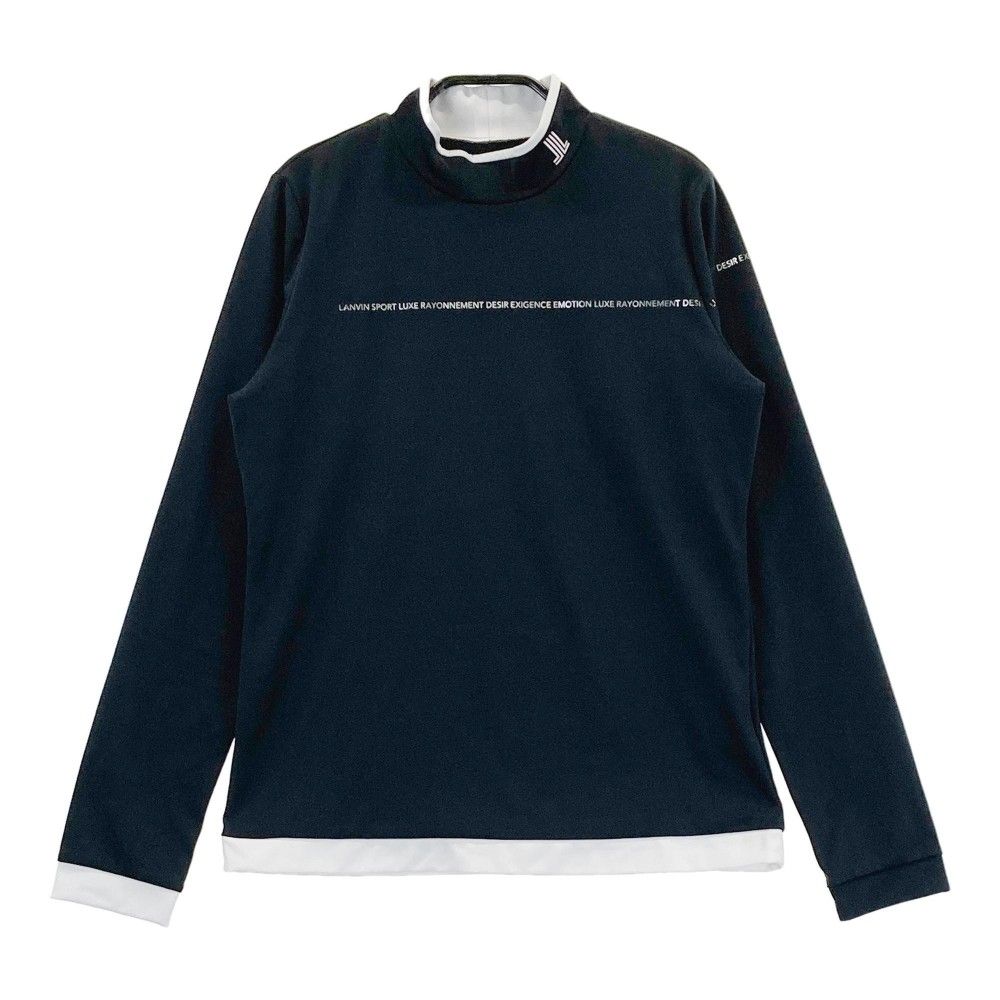 サイズ：L LANVIN SPORT ランバン スポール ハイネック長袖Tシャツ