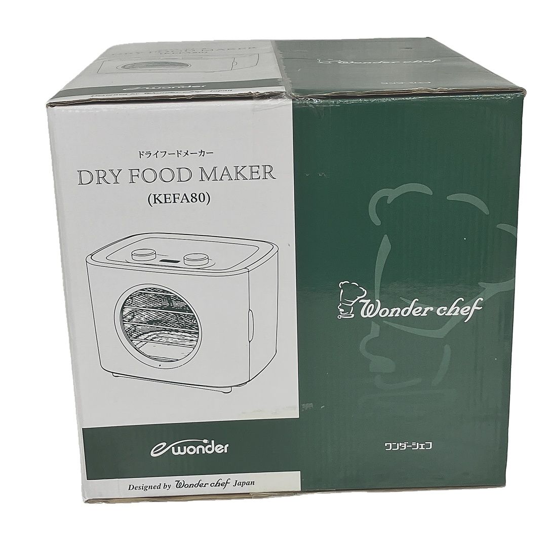 ワンダーシェフ ドライフードメーカー KEFA80 家庭用 食品乾燥機 食材乾燥 温風循環式 ♥ 未開封 S10396282 WWW_KANDAIZUMI_COM