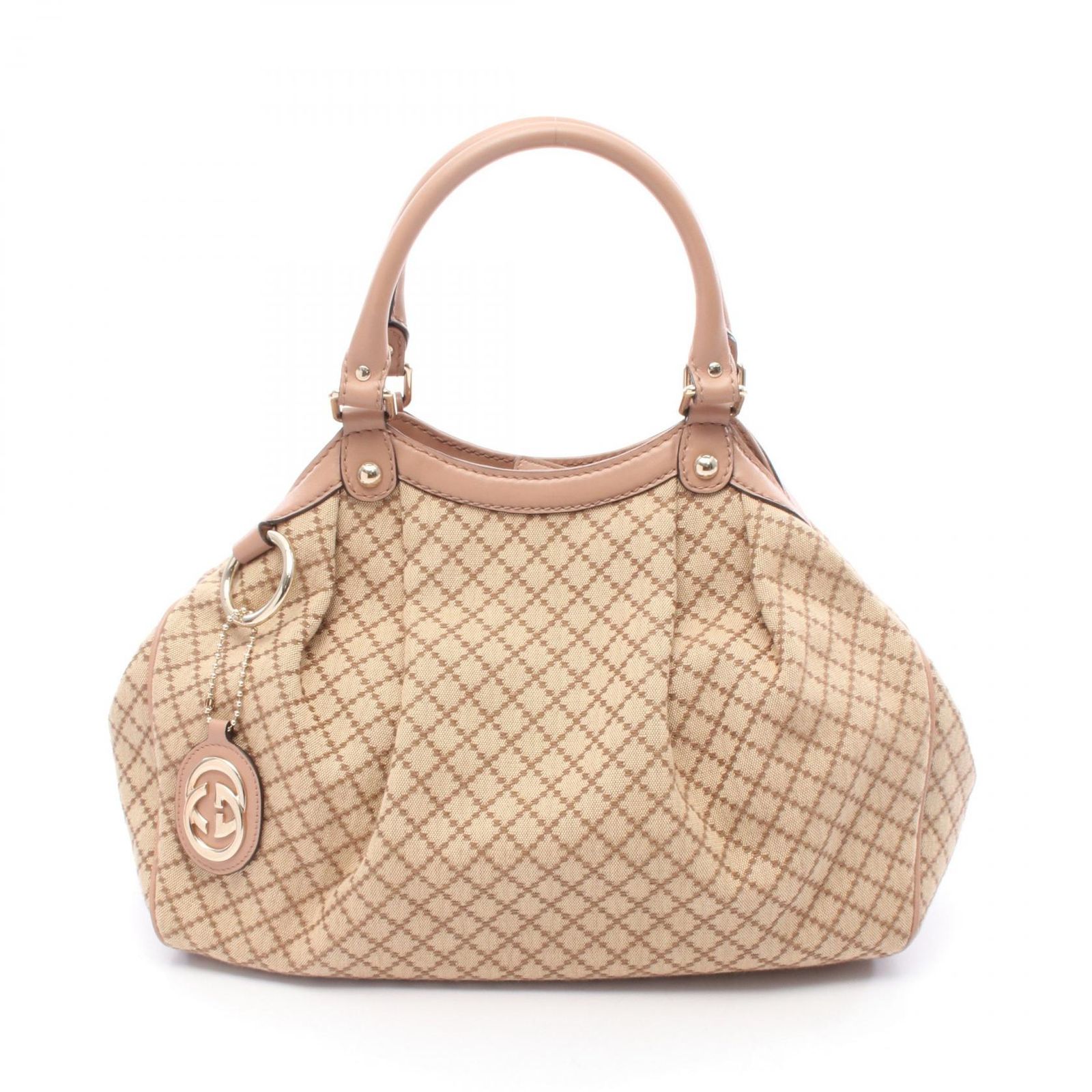 グッチ GUCCI ハンドバッグ スーキー 211944 ベージュ/ピンク